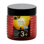 Solar-Deluxe Glas-Solarkerze Rot – 3 Jahre+ Leuchtdauer